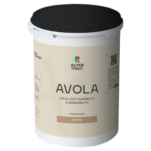 Краска AlterItaly АВОЛА МАТОВАЯ (AVOLA MATTE), база Б, объем 0.9, 4.5 и 9 л