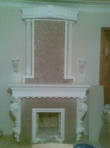 Камин с жидкими обоями SILK PLASTER, Расул