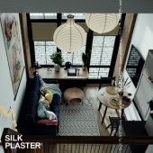 Японская самобытность и скандинавская практичность в интерьере с SILK PLASTER Японская самобытность и скандинавская практичность в интерьере с SILK PLASTER