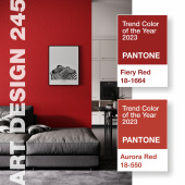 Трендовые цвета 2023 года по версии Pantone и их использование в интерьере