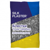 Блестки Silk Plaster, серебряные точки