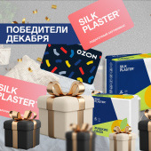 SILK PLASTER поздравляет победителей и дарит подарки! SILK PLASTER поздравляет победителей и дарит подарки!