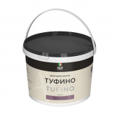 Декоративная штукатурка AlterItaly TUFINO (ТУФИНО) Naturale с эффектом травертина & Topcoat MATTE, комплект 15 кг + 2 л