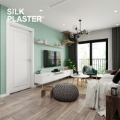 Зеленый цвет в интерьере: идеи от дизайн-студии SILK PLASTER
