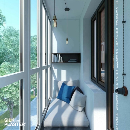 Интересные идеи отделки лоджии: варианты дизайна балкона с фото