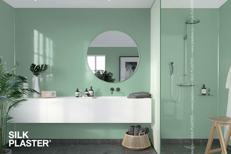 Зеленый цвет в интерьере ванны: идеи и советы дизайнеров