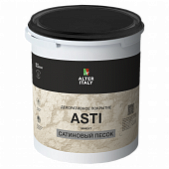 Декоративное покрытие AlterItaly ASTI (АСТИ) с эффектом песчаных вихрей, 2.5 л