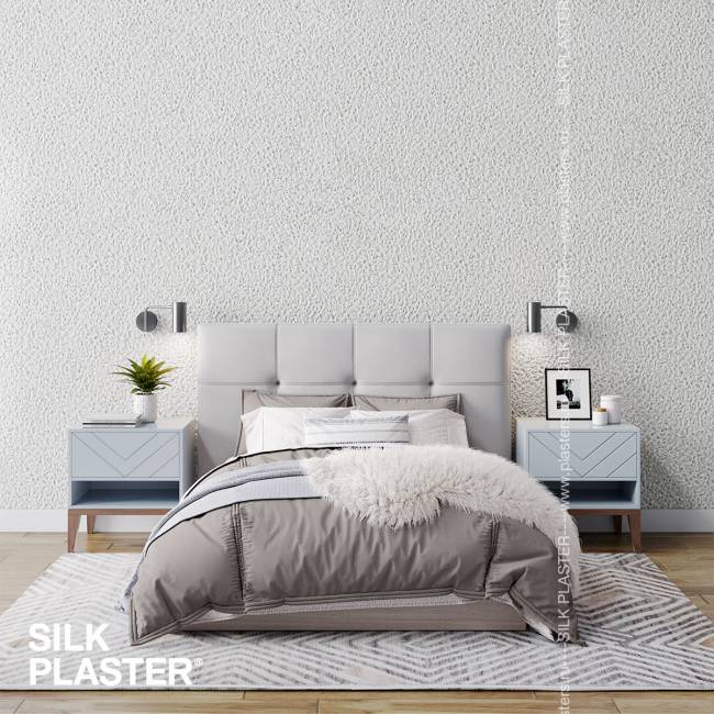 Жидкие обои Silk Plaster Silk Plaster Рельеф (Relief), оттенок 330 - фото в интерьере