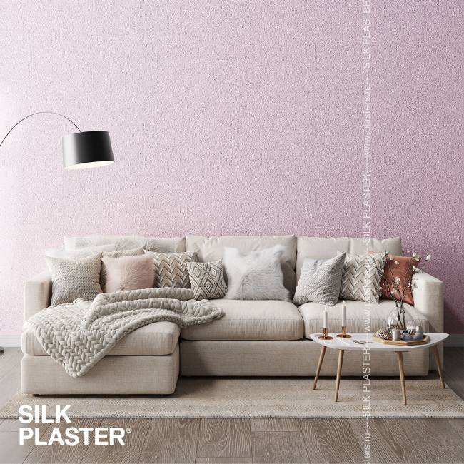 Жидкие обои Silk Plaster Silk Plaster Мастер Силк 2 (Master Silk 2), оттенок 123 - фото в интерьере