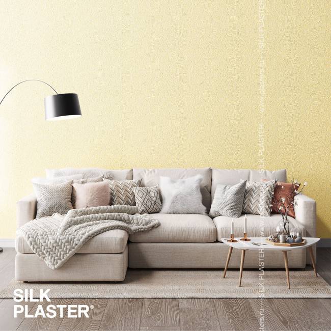 Жидкие обои Silk Plaster Silk Plaster Мастер Силк 2 (Master Silk 2), оттенок 113 - фото в интерьере