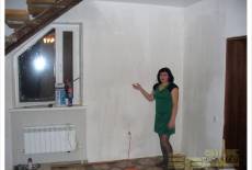 Федорова Анастасия, ремонт с жидкими обоями в загородном доме – фото 1