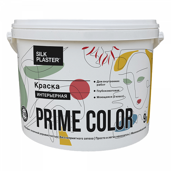 Тестер краски PRIME COLOR интерьерная, белая, 0,2 л