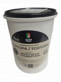 Тестер декоративной штукатурки AlterItaly TORTORA (ТОРТОРА) с эффектом Декоративный травертин (фракция 0,5 мм), 1,0 кг