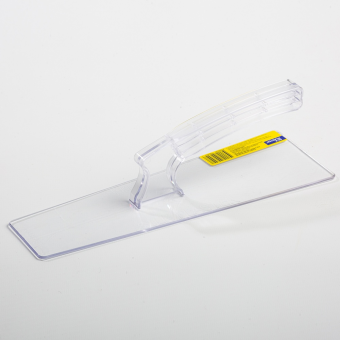 Кельма (Тёрка, шпатель) трапеция, прозрачная PS Profi SP №3