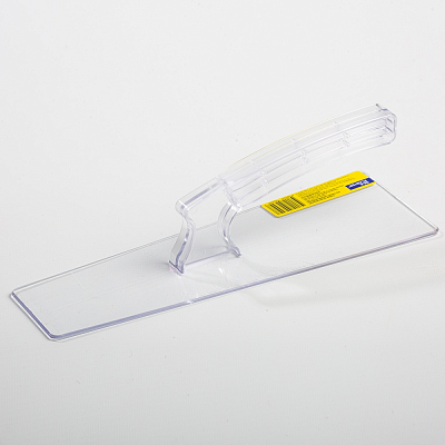 Кельма (Тёрка, шпатель) трапеция, прозрачная PS Profi SP №3