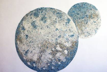 Космический дизайн жидкими обоями Silk Plaster - ремонт гостиной – фото 9