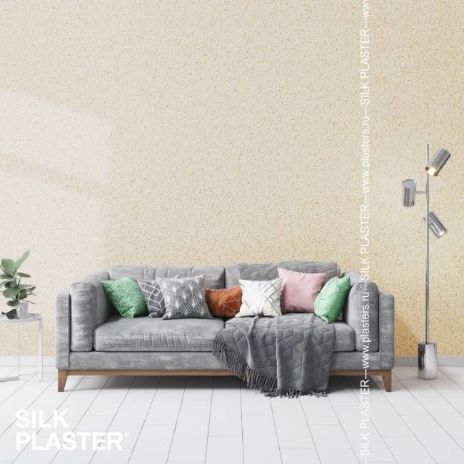 Жидкие обои Silk Plaster Silk Plaster Эколайн (Ecoline), оттенок 762 - фото в интерьере