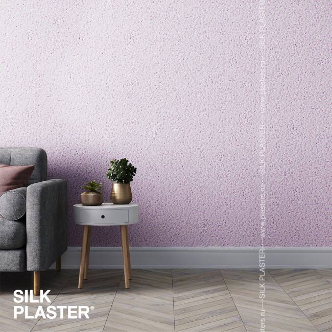 Жидкие обои Silk Plaster Silk Plaster Эйр лайн (Air line), оттенок 612 - фото в интерьере