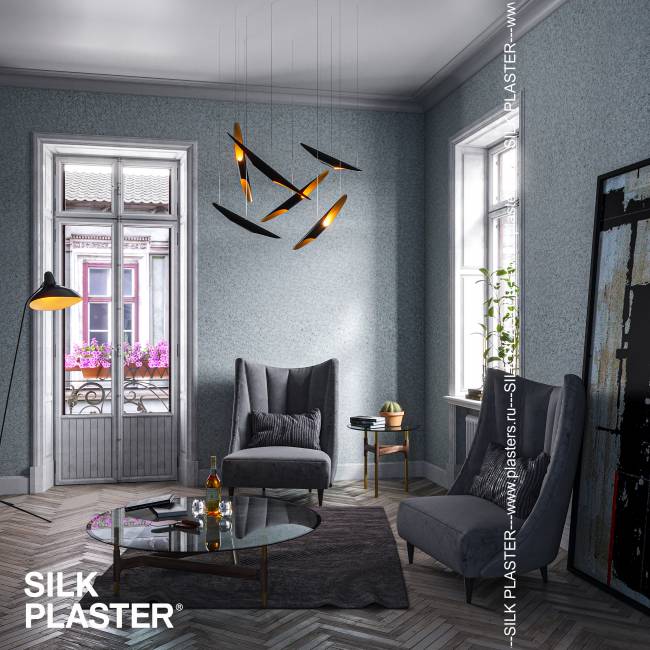 Жидкие обои Silk Plaster Air line 601
