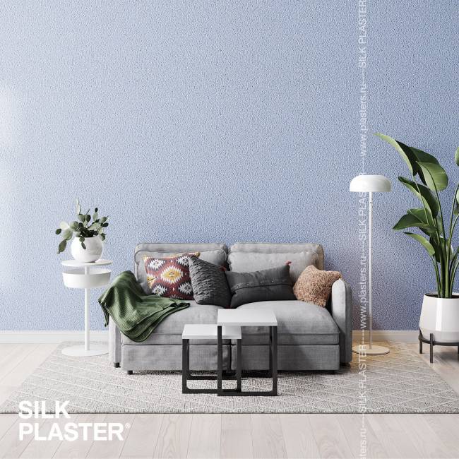Жидкие обои Silk Plaster Silk Plaster Мастер Силк 2 (Master Silk 2), оттенок 124 - фото в интерьере