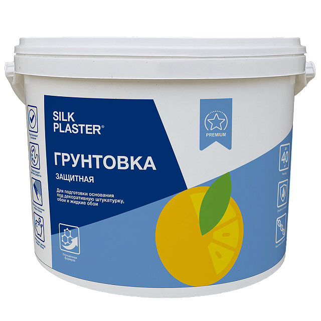 Грунтовка защитная PREMIUM SILK PLASTER