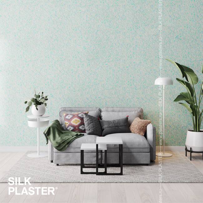 Жидкие обои Silk Plaster Silk Plaster Премиум (Premium), оттенок 806 - фото в интерьере