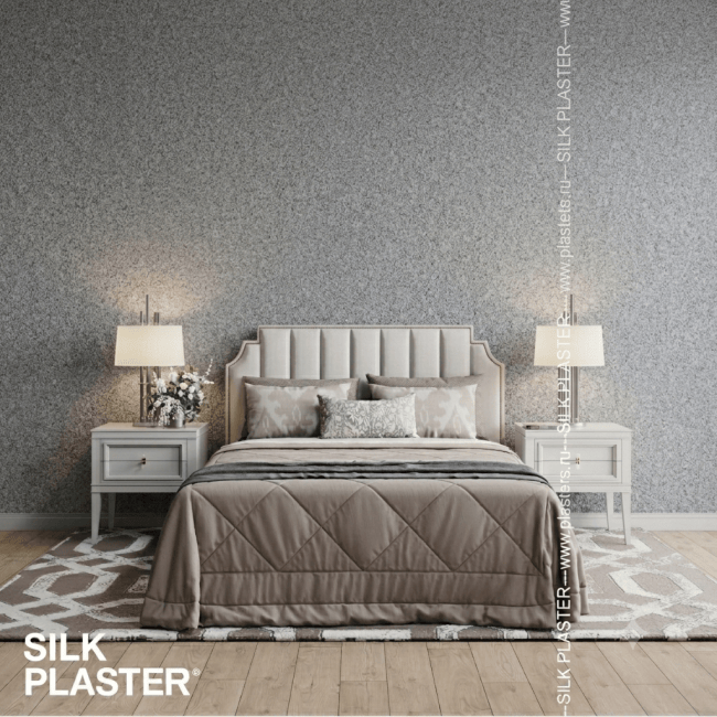Жидкие обои Silk Plaster Silk Plaster под колеровку ЛаРум Софт (LaRoom Soft), оттенок 393 - фото в интерьере