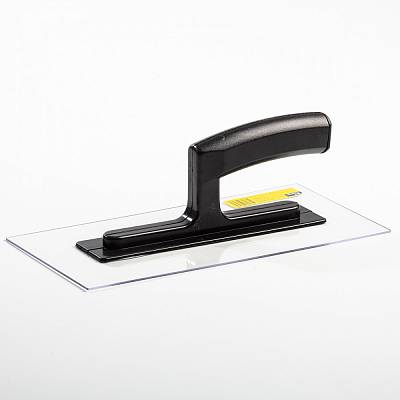 Кельма (Тёрка, шпатель) прямоугольная, прозрачная SP №4