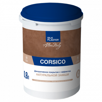 Декоративное покрытие AlterItaly CORSICO (КОРСИКО) с эффектом натуральной замши, 0.8 л
