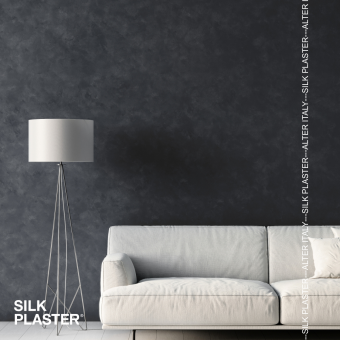 Декоративное покрытие AlterItaly ENEGO (ЭНЕГО) с эффектом чёрный шёлк 2,5 л