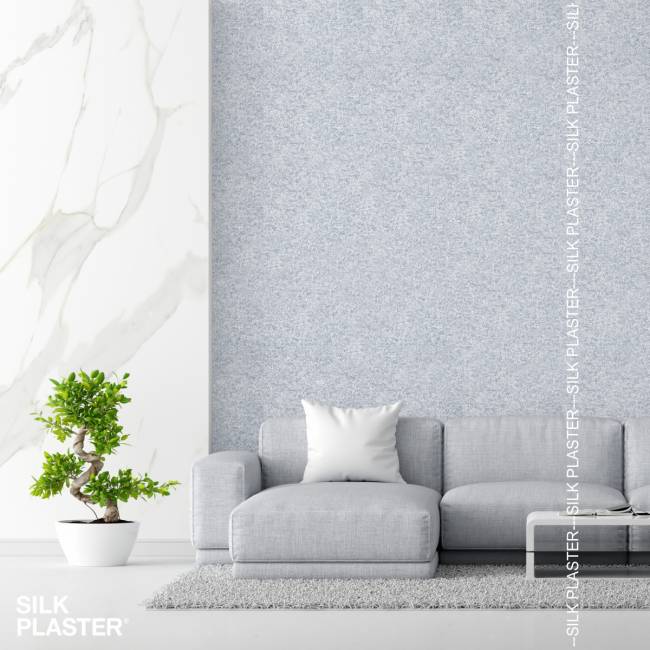 Жидкие обои Silk Plaster Silk Plaster Модерн (Modern), оттенок 438 - фото в интерьере