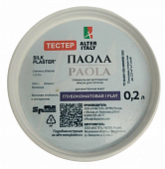 Тестер краски AlterItaly PAOLA (ПАОЛА) для потолка, глубокоматовая / FLAT, белая, 0,2 л