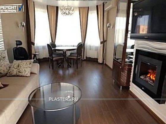Интерьер гостиной в стиле Ар-деко с жидкими обоями SILK PLASTER Recoat