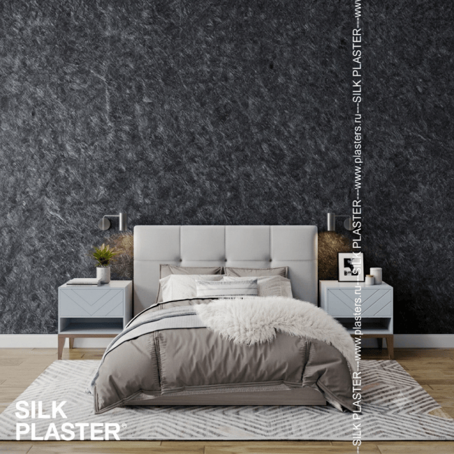 Жидкие обои Silk Plaster Silk Plaster под колеровку ЛаРум Софт (LaRoom Soft), оттенок 61 - фото в интерьере