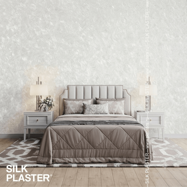 Жидкие обои Silk Plaster Silk Plaster под колеровку ЛаРум Софт (LaRoom Soft), оттенок 383 - фото в интерьере