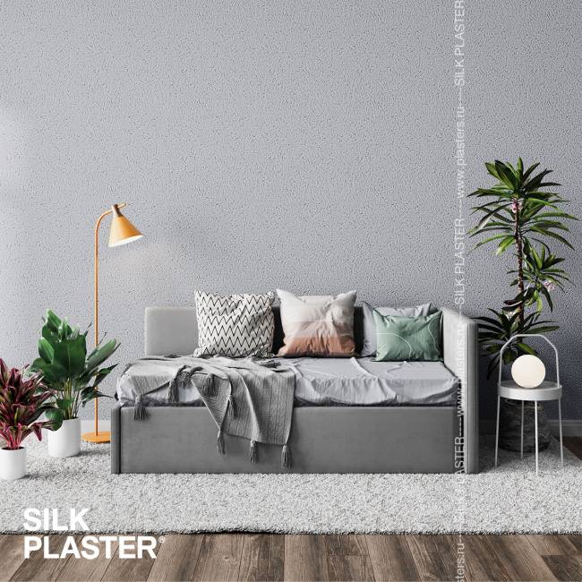 Жидкие обои Silk Plaster Silk Plaster Стандарт (Standard), оттенок 020 - фото в интерьере