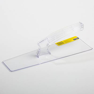 Кельма (Тёрка, шпатель) трапеция, прозрачная PS Profi SP №3