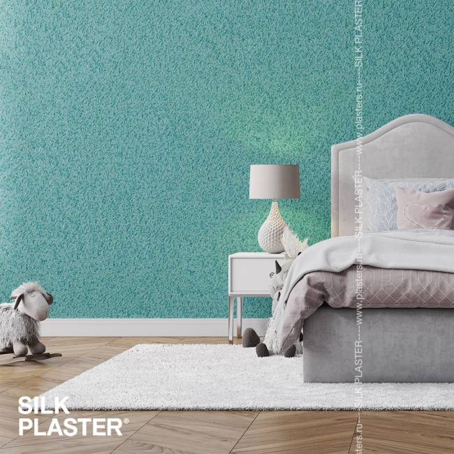 Жидкие обои Silk Plaster Silk Plaster Сауф (South), оттенок 950 - фото в интерьере