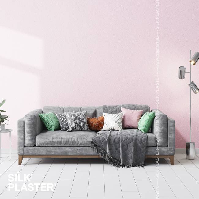 Жидкие обои Silk Plaster Silk Plaster Мастер Силк 1 (Master Silk 1), оттенок 7 - фото в интерьере
