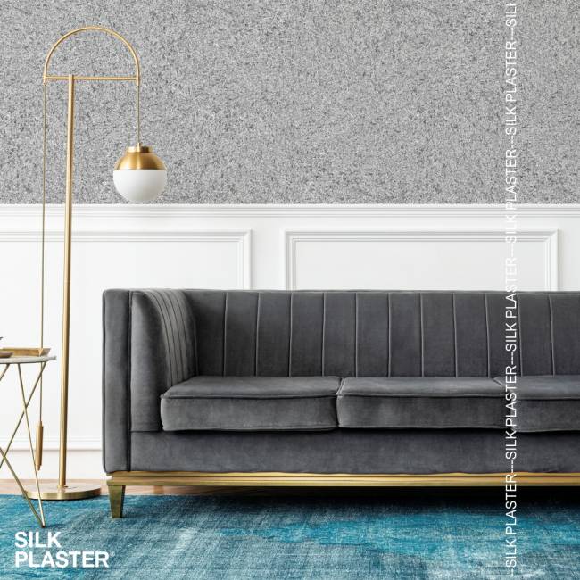 Жидкие обои Silk Plaster Silk Plaster Модерн (Modern), оттенок 442 - фото в интерьере