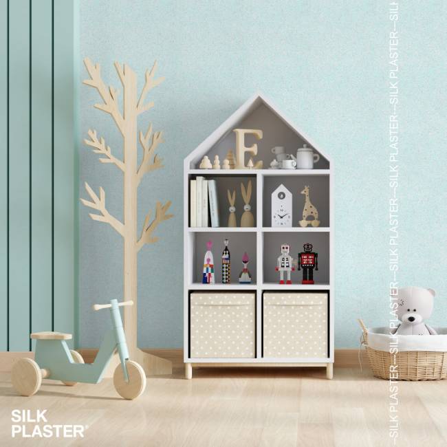Жидкие обои Silk Plaster Silk Plaster Модерн (Modern), оттенок 434 - фото в интерьере