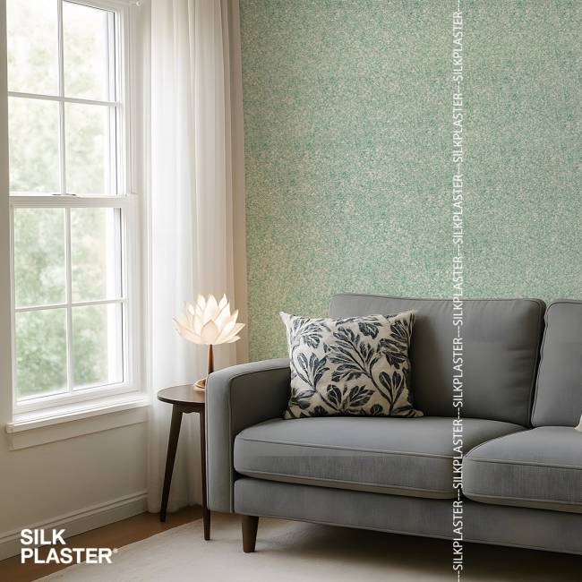 Жидкие обои Silk Plaster Silk Plaster Мастер Силк 1 (Master Silk 1), оттенок 22 - фото в интерьере