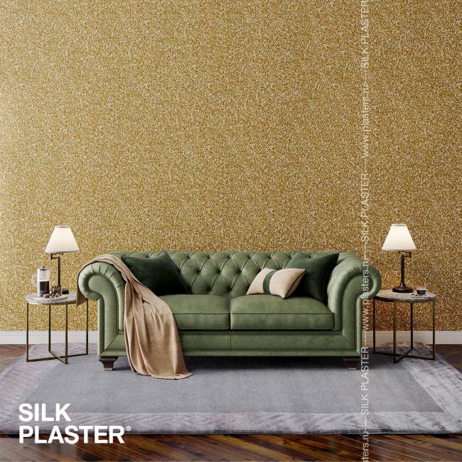 Жидкие обои Silk Plaster Silk Plaster Ист (East), оттенок 952 - фото в интерьере