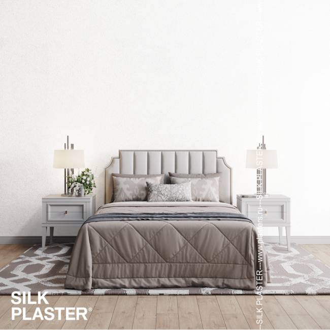 Жидкие обои Silk Plaster Silk Plaster Мастер Силк 2 (Master Silk 2), оттенок 116 - фото в интерьере
