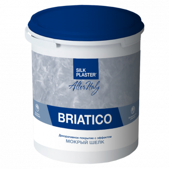 Декоративное покрытие AlterItaly BRIATICO (БРИАТИКО) с эффектом Мокрый шелк, 2.5 л
