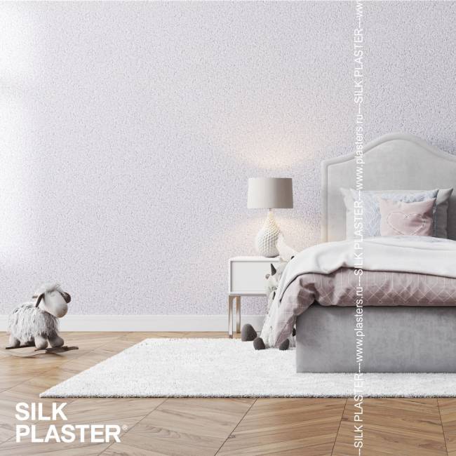 Жидкие обои Silk Plaster Silk Plaster Эколайн (Ecoline), оттенок 754 - фото в интерьере