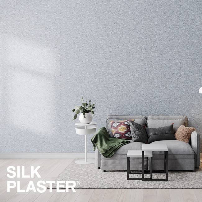 Жидкие обои Silk Plaster Silk Plaster Мастер Силк 1 (Master Silk 1), оттенок 15 - фото в интерьере
