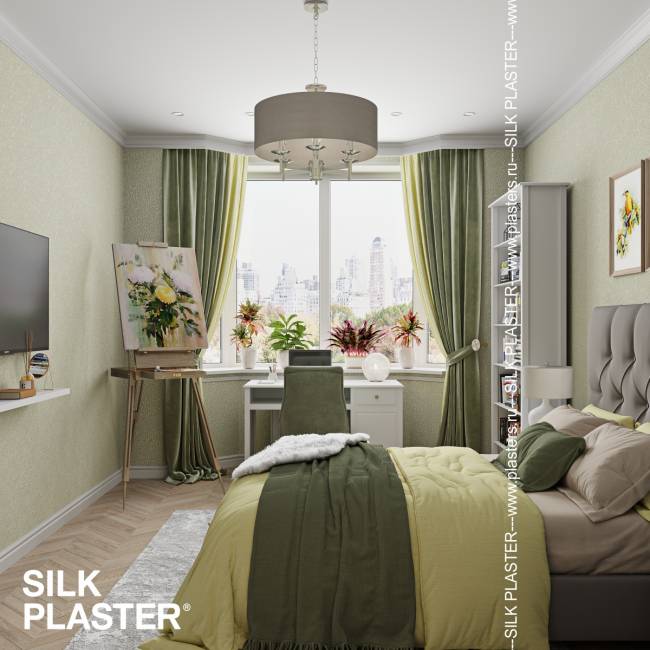 Жидкие обои Silk Plaster Air line 614