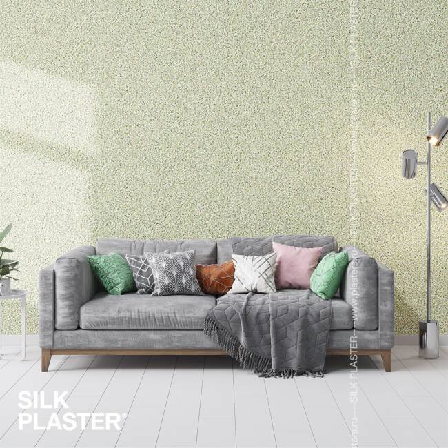 Жидкие обои Silk Plaster Silk Plaster Престиж (Prestige), оттенок 407 - фото в интерьере