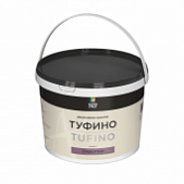 Декоративная штукатурка AlterItaly TUFINO (ТУФИНО) Naturale с эффектом травертина & Topcoat MATTE, комплект 15 кг + 2 л